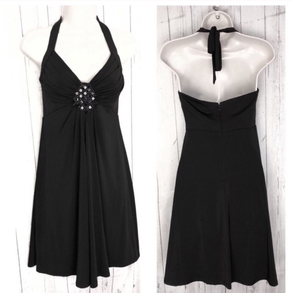 🆕 WHBM mini halter flare sleeveless dress 4 - Picture 2 of 9